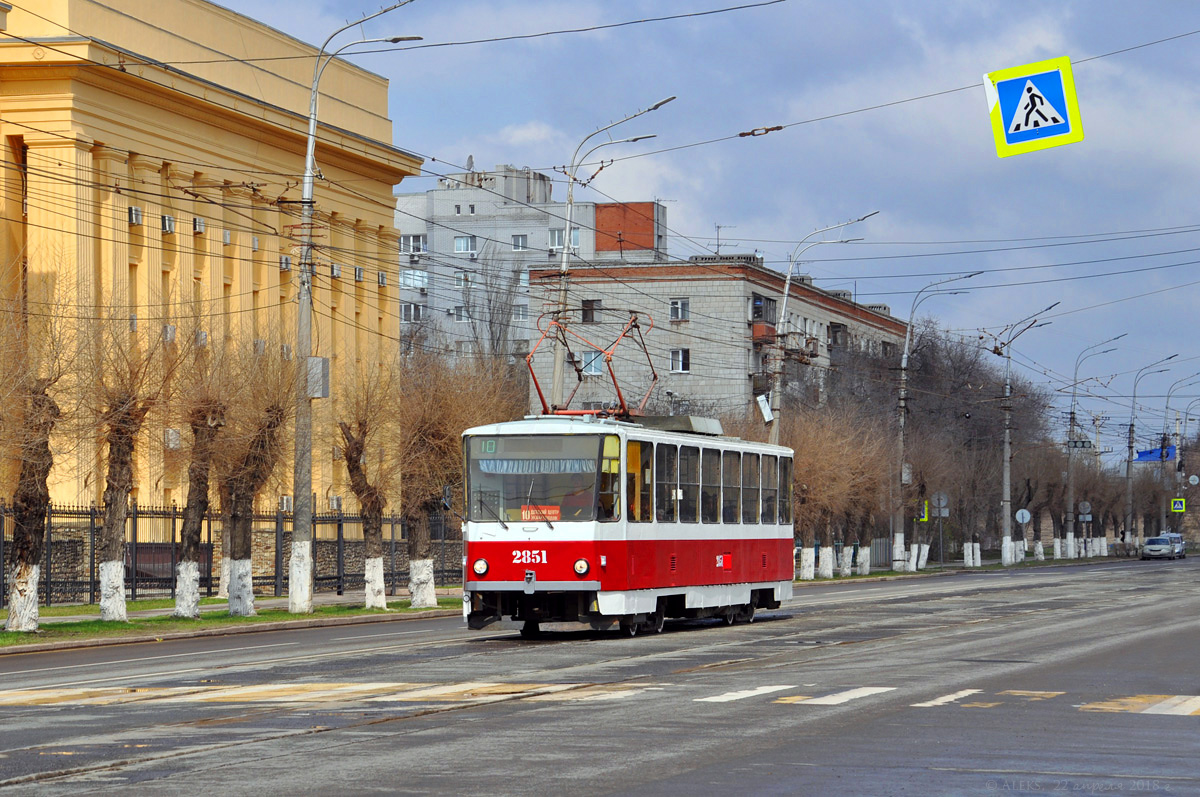 Волгоград, Tatra T6B5SU № 2851