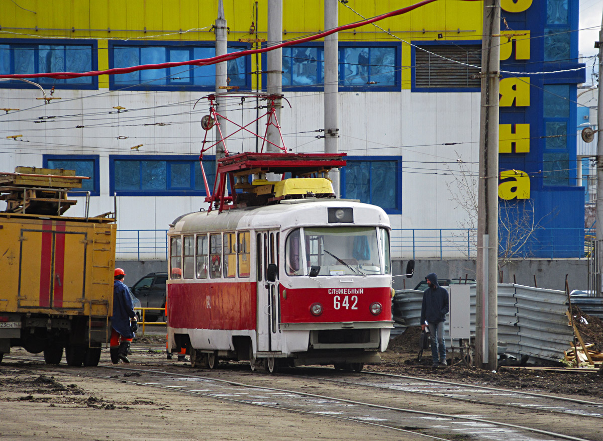 Самара, Tatra T3SU (двухдверная) № 642; Самара — Конечные станции и кольца (трамвай)