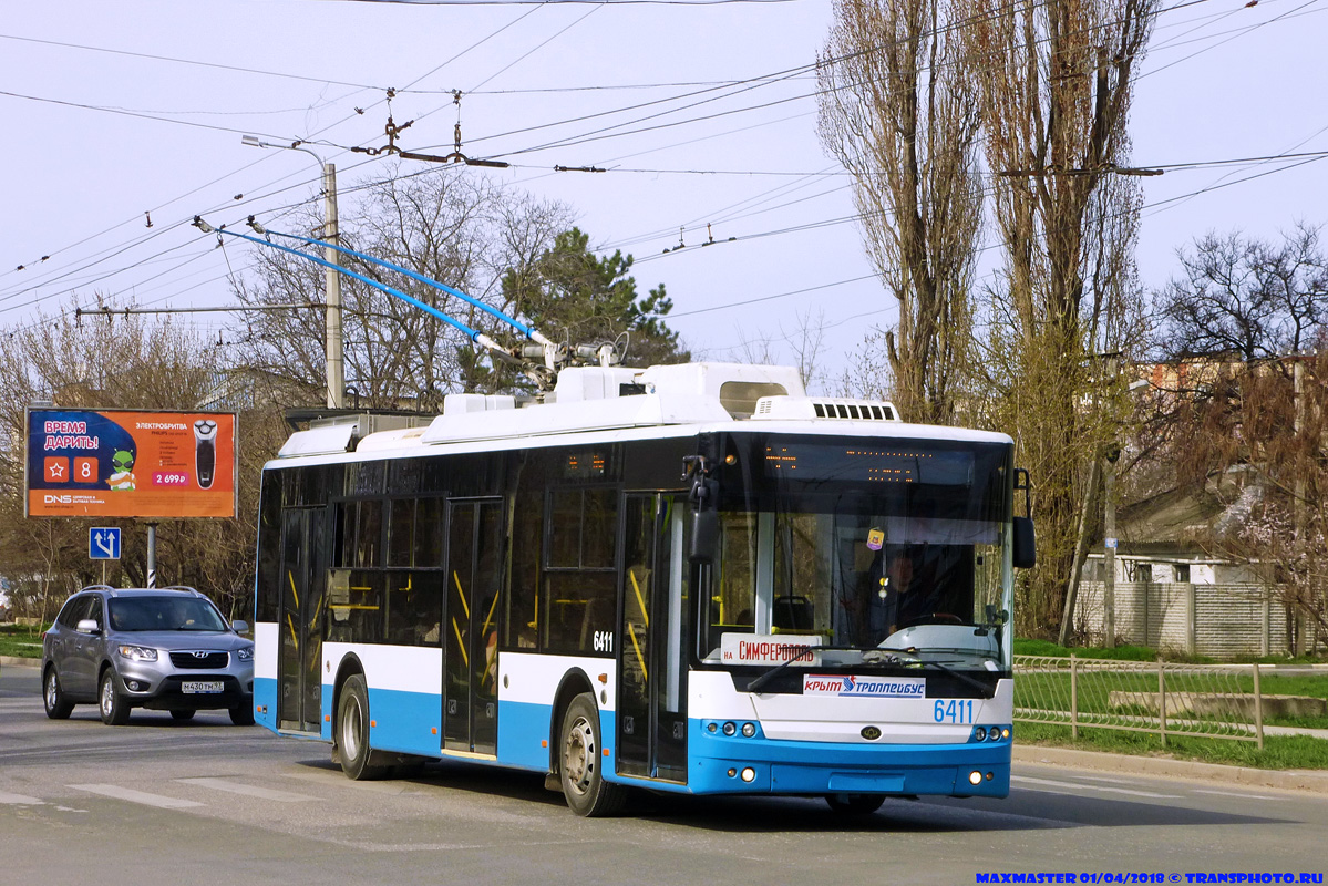 Крымский троллейбус, Богдан Т70115 № 6411