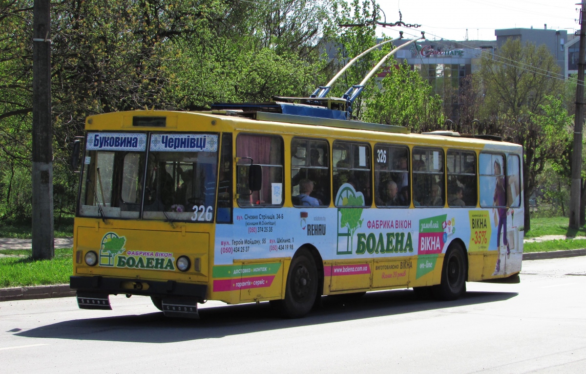 Черновцы, Škoda 14Tr89/6 № 326