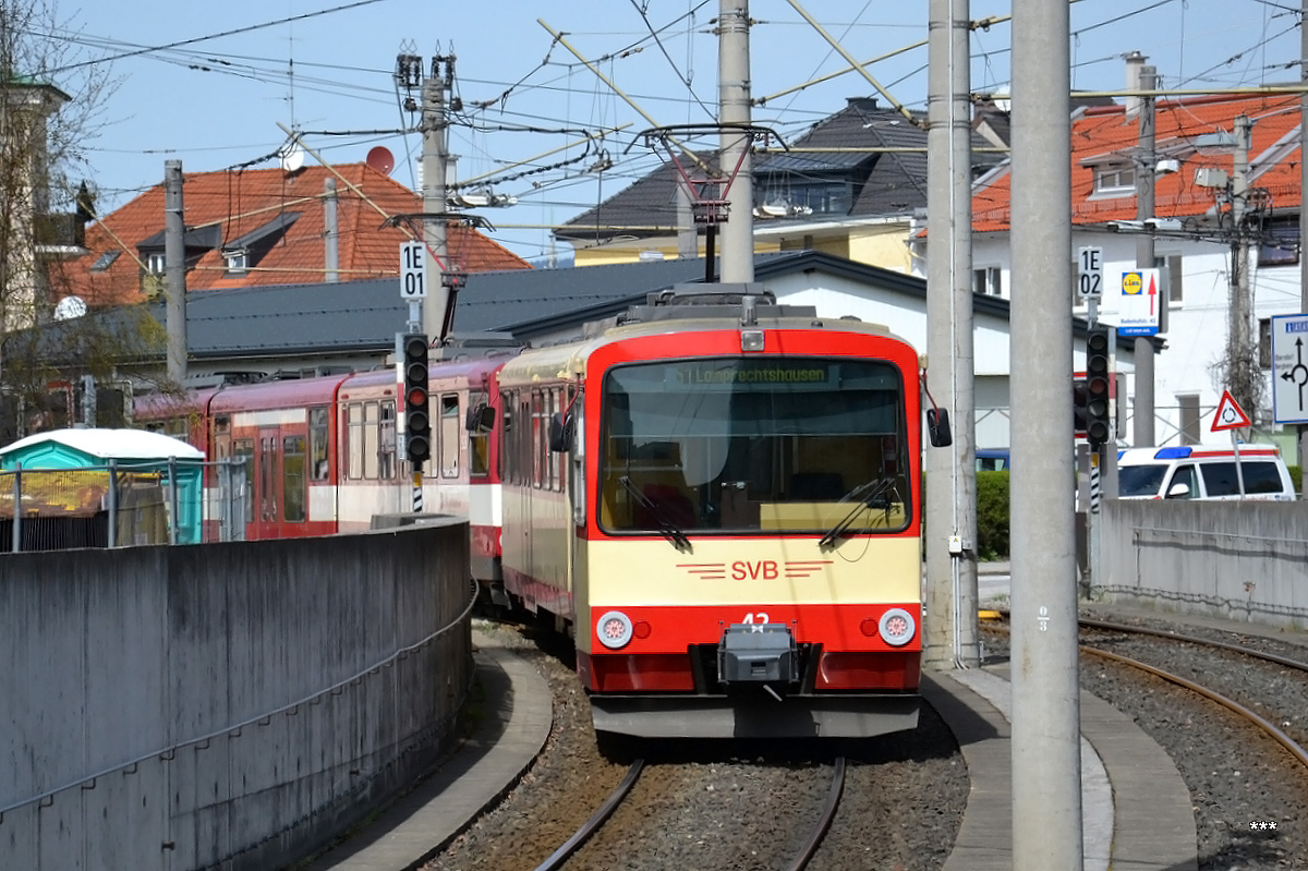 Зальцбург, SGP GT6 № 42; Зальцбург — Salzburger Lokalbahn