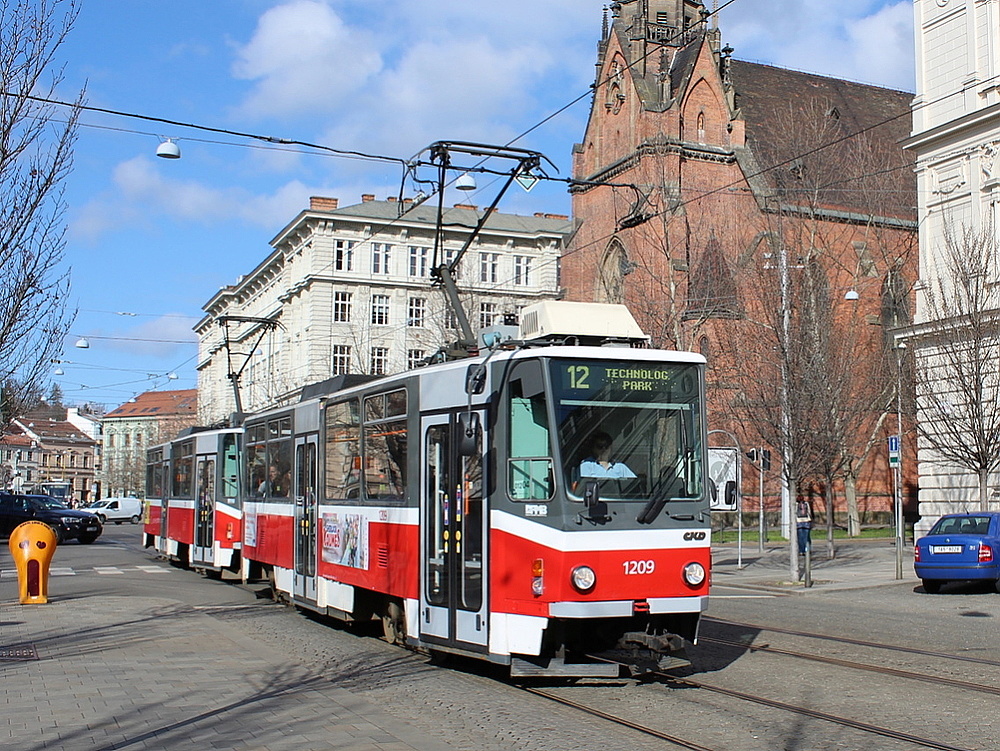 Брно, Tatra T6A5 № 1209