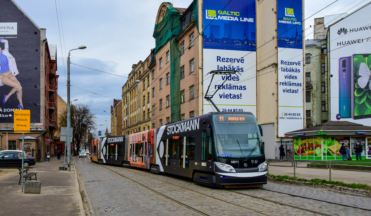 Рига, Škoda 15T1 ForCity Alfa Riga № 58011