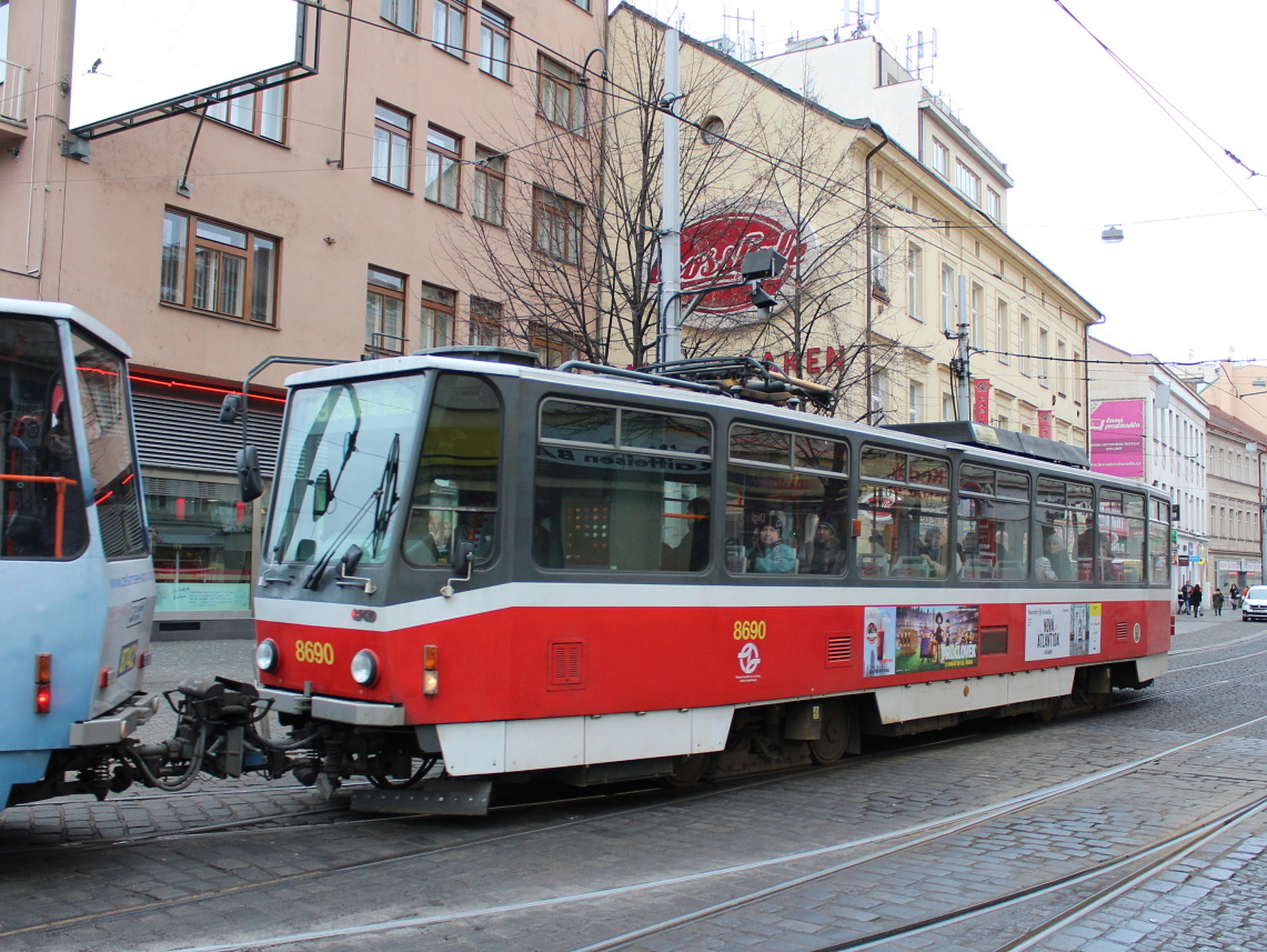 Прага, Tatra T6A5 № 8690