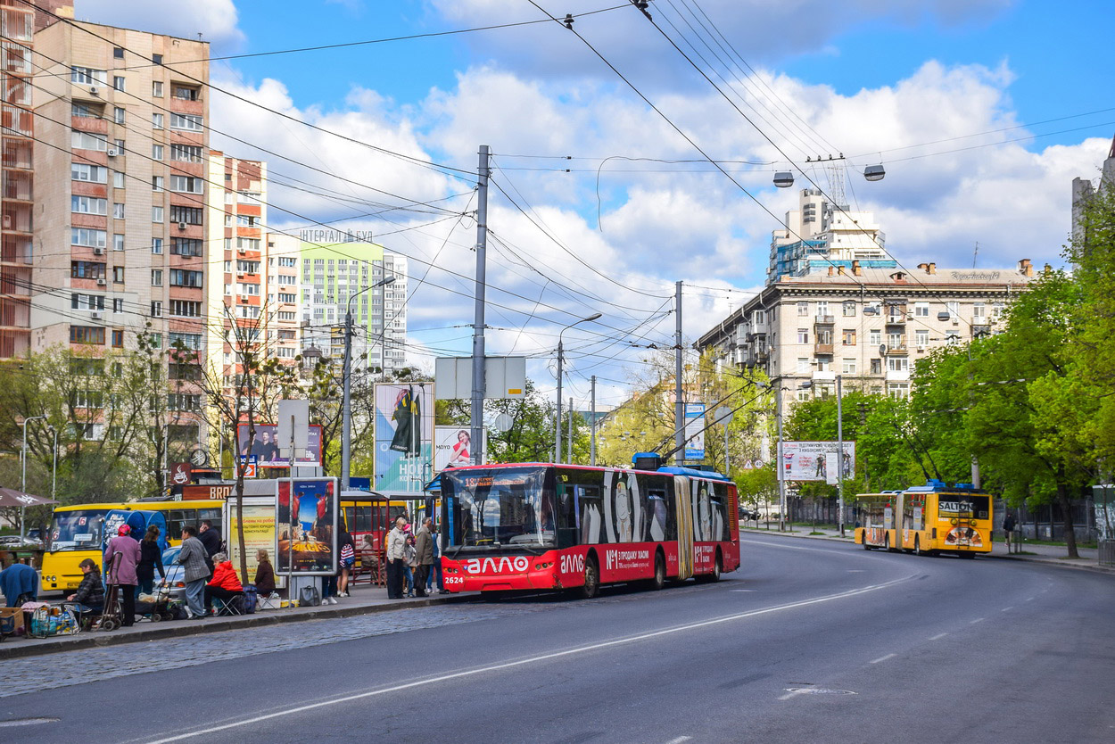 Киев, ЛАЗ E301D1 № 2624