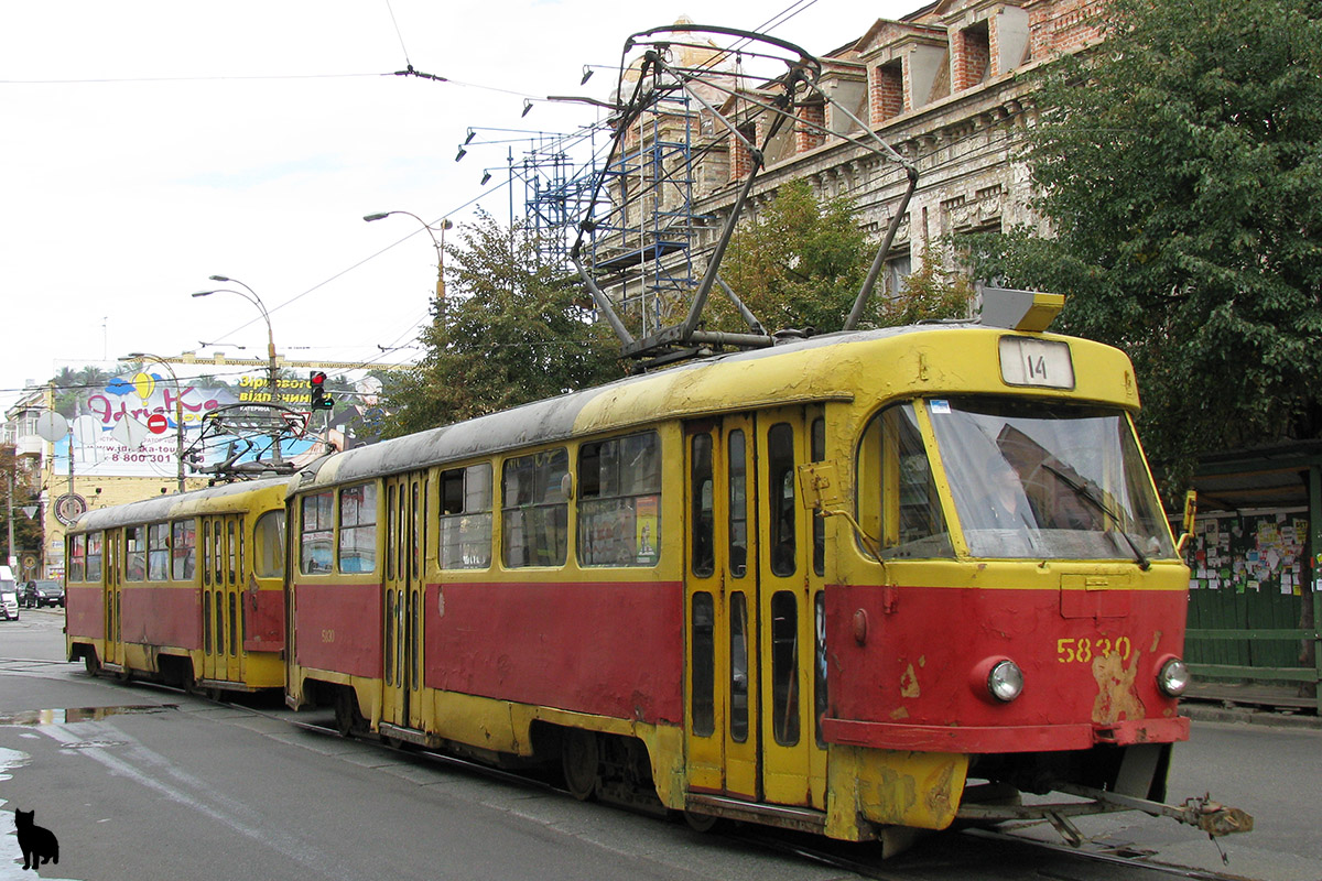 Киев, Tatra T3SU № 5830