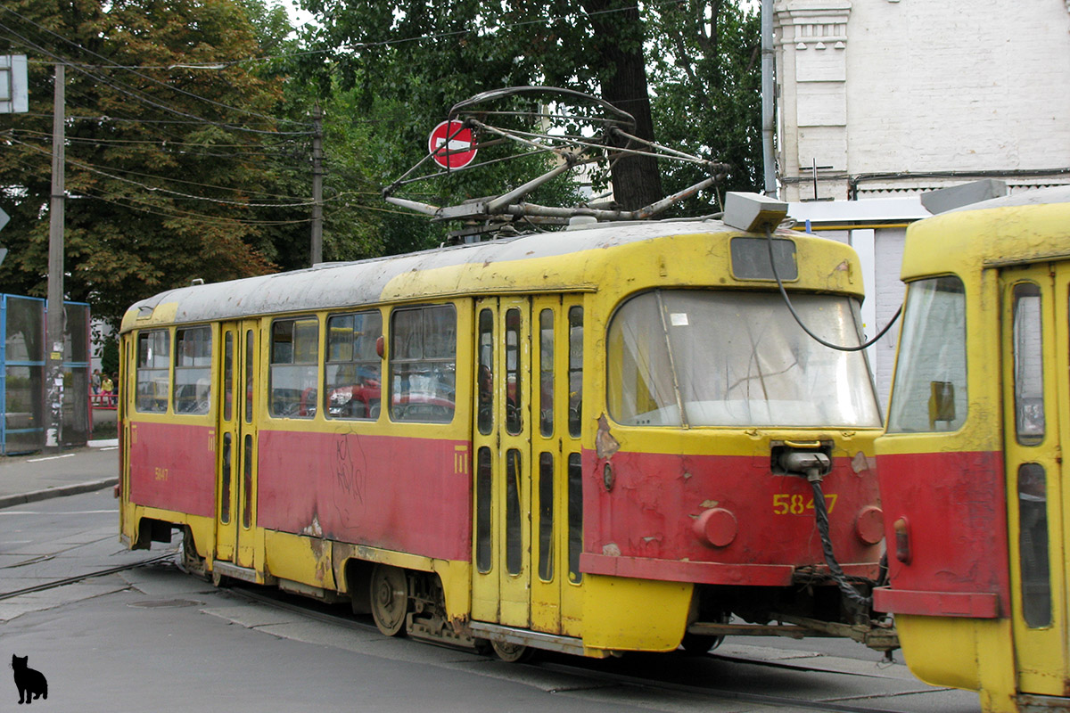 Киев, Tatra T3SU № 5847