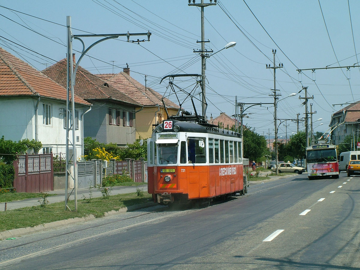 Сибиу & Рашинари, SWP/SAAS Be 4/4 № 721; Сибиу & Рашинари, FBW/Hess/BBC-SAAS 91T № 244