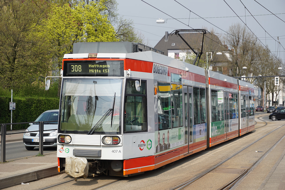 Bochum – Gelsenkirchen, Duewag MGT6D Br. 407