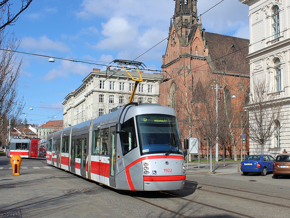 Брно, Škoda 13T Elektra № 1922