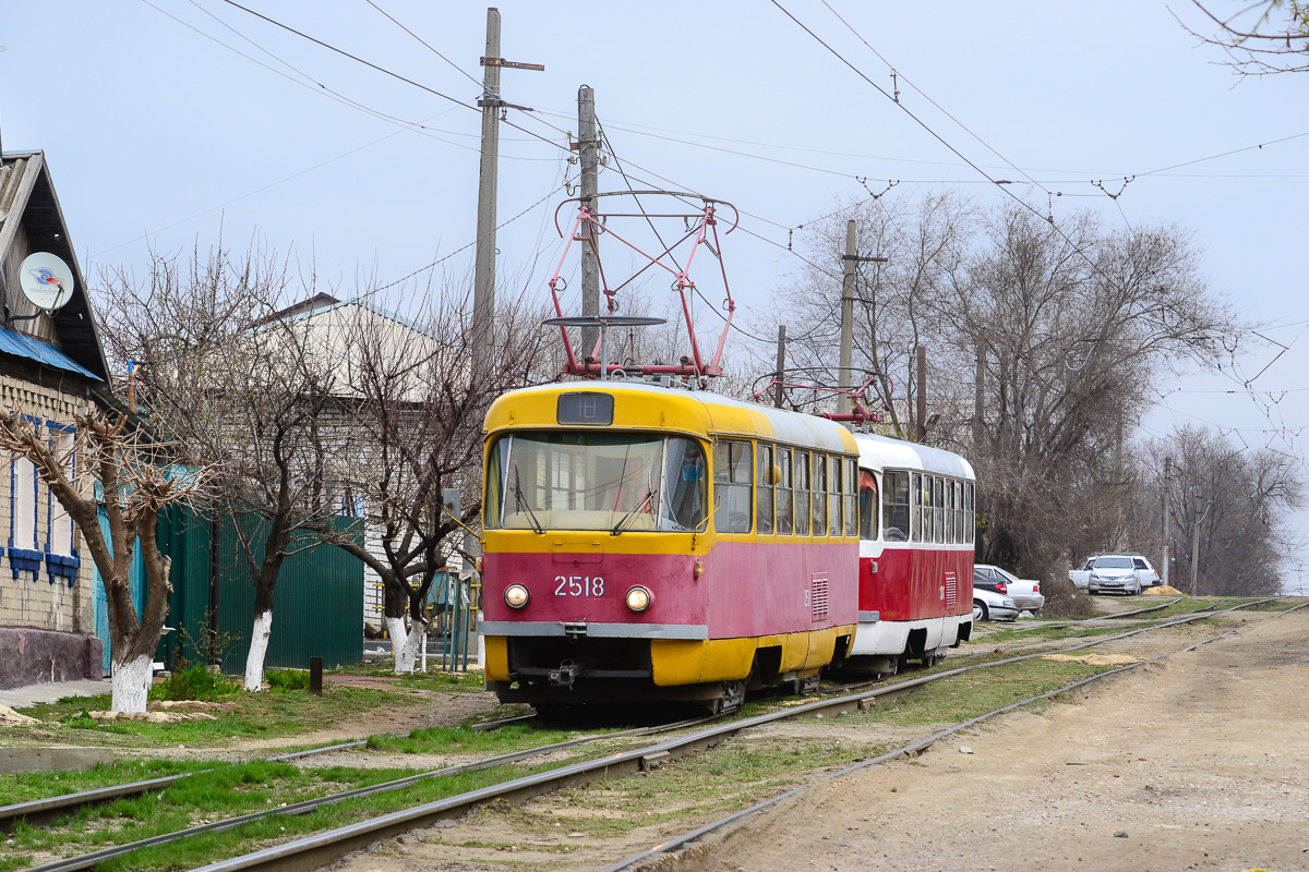 Волгоград, Tatra T3SU (двухдверная) № 2518