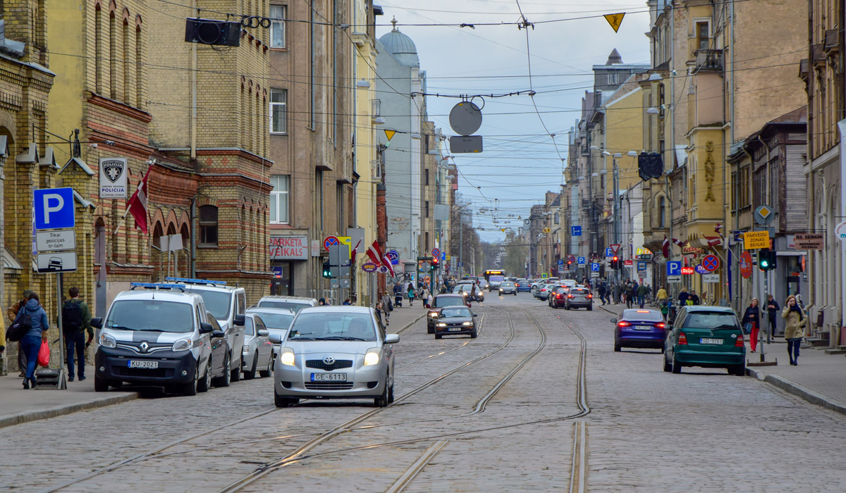 Riga — Tramway Lines and Infrastructure