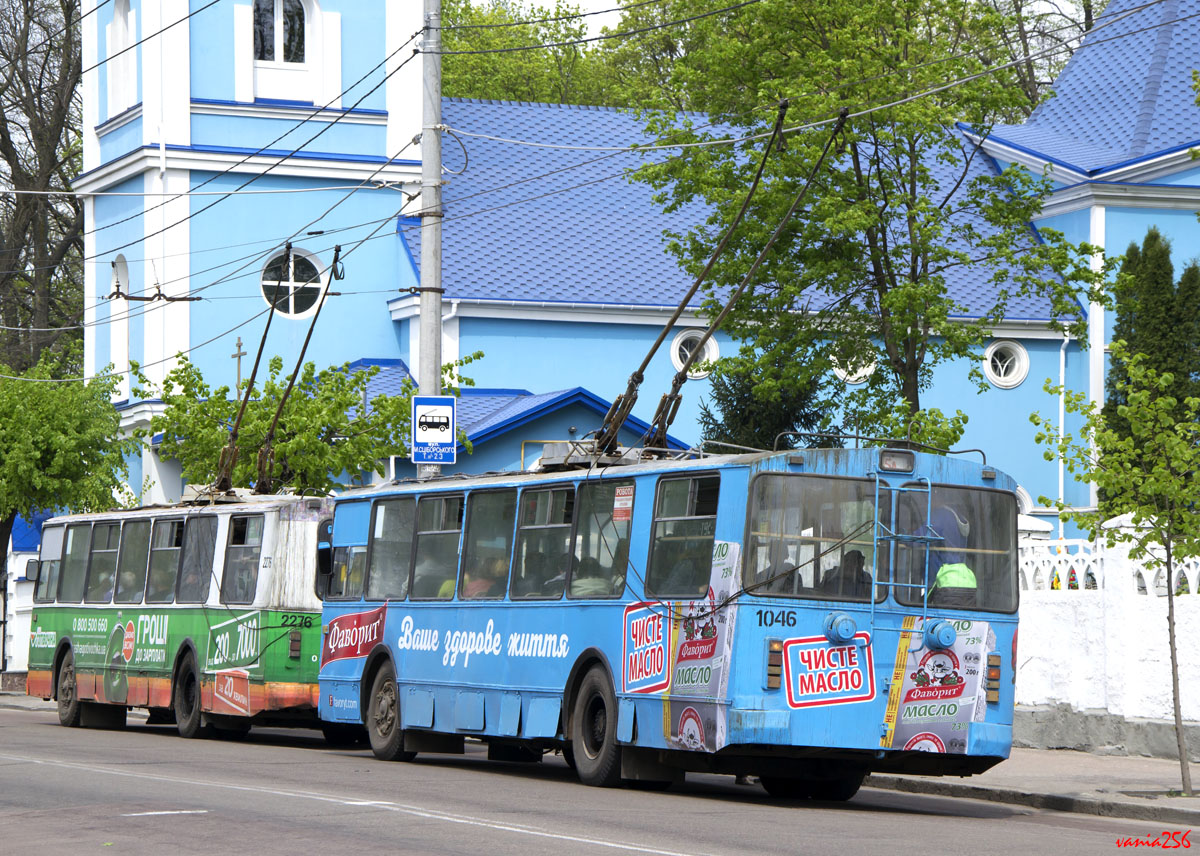 Житомир, ZiU-682G [G00] № 1046; Житомир, ZiU-682V-012 [V0A] № 2276