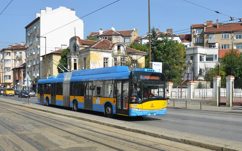 София, Škoda 27Tr Solaris III № 1654