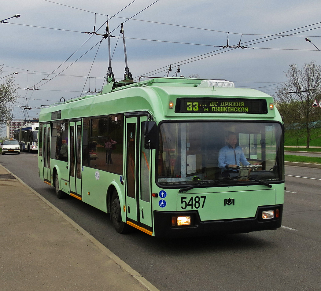 Мінск, БКМ 321 № 5487