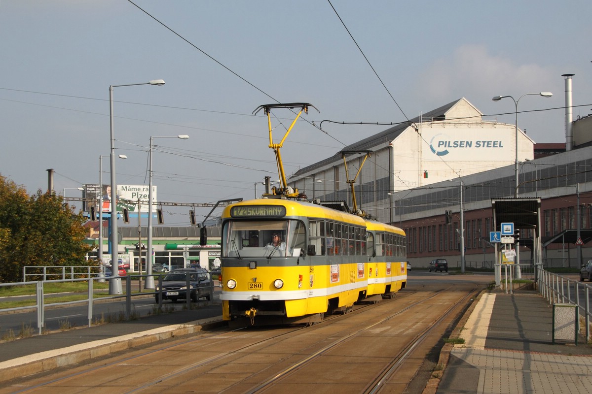 Пльзень, Tatra T3R.P № 280