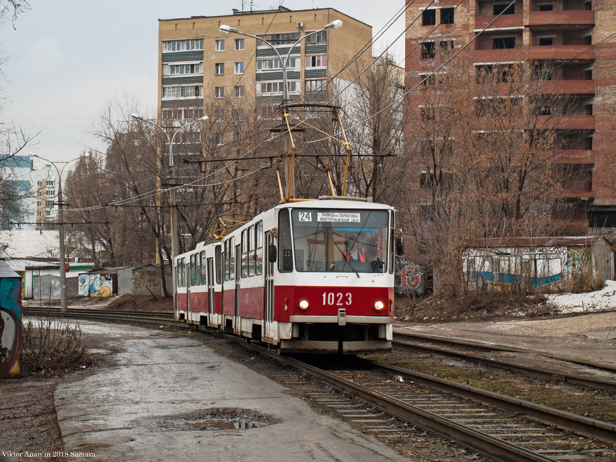 Самара, Tatra T6B5SU № 1023