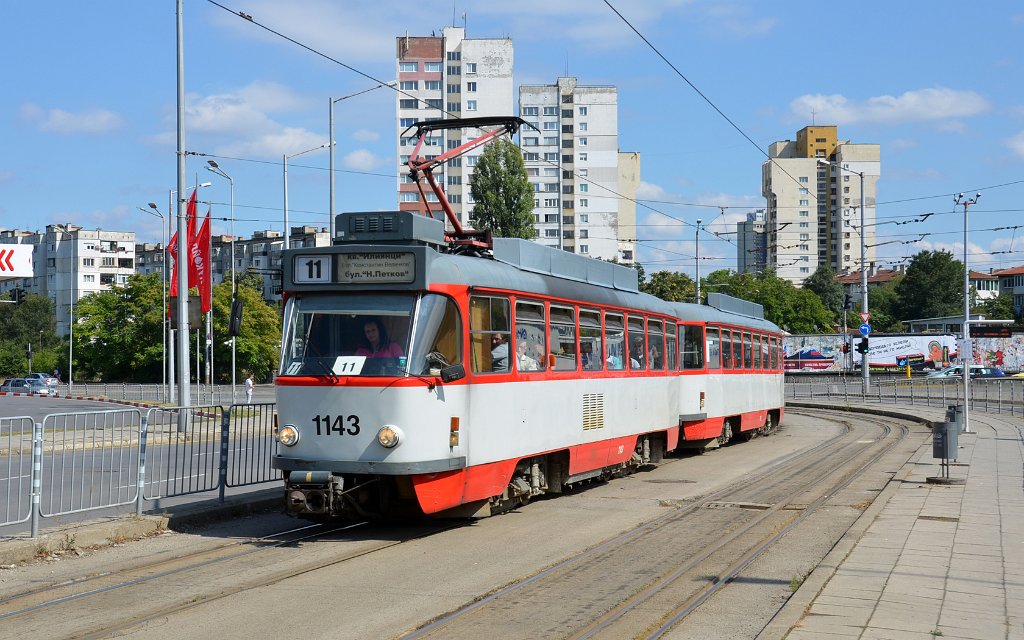София, Tatra T4DC № 1143