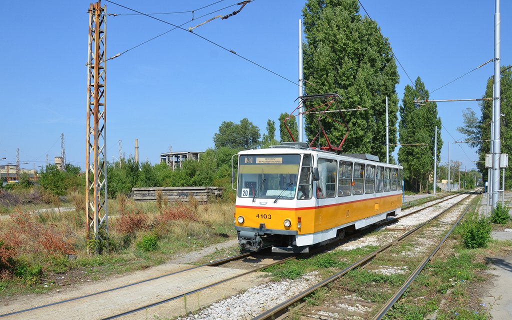 Sofia, Tatra T6B5B # 4103