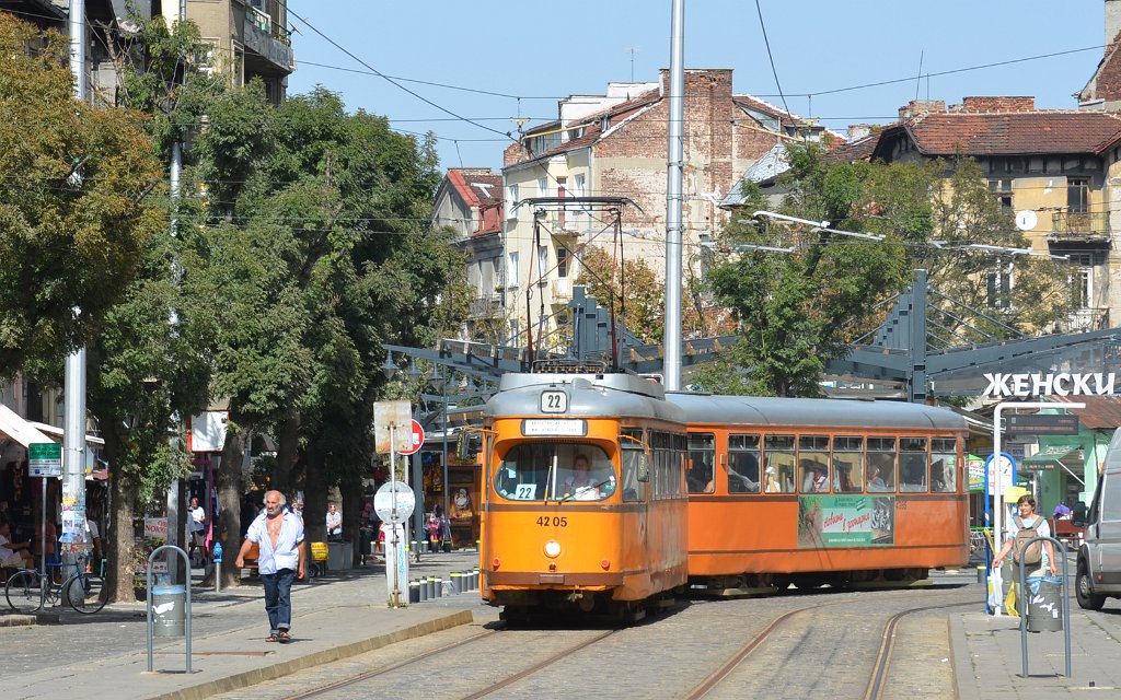 Sofia, Duewag T4 Nr. 4205