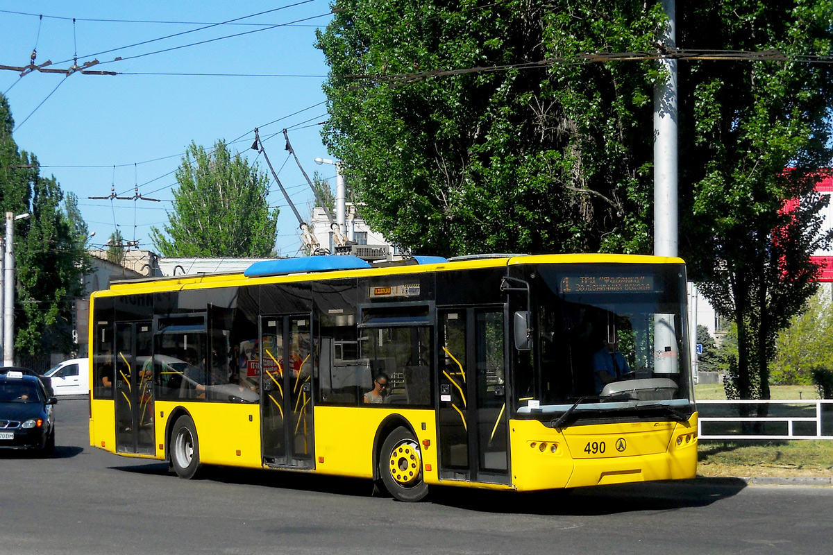 Херсон, ЛАЗ E183D1 № 490