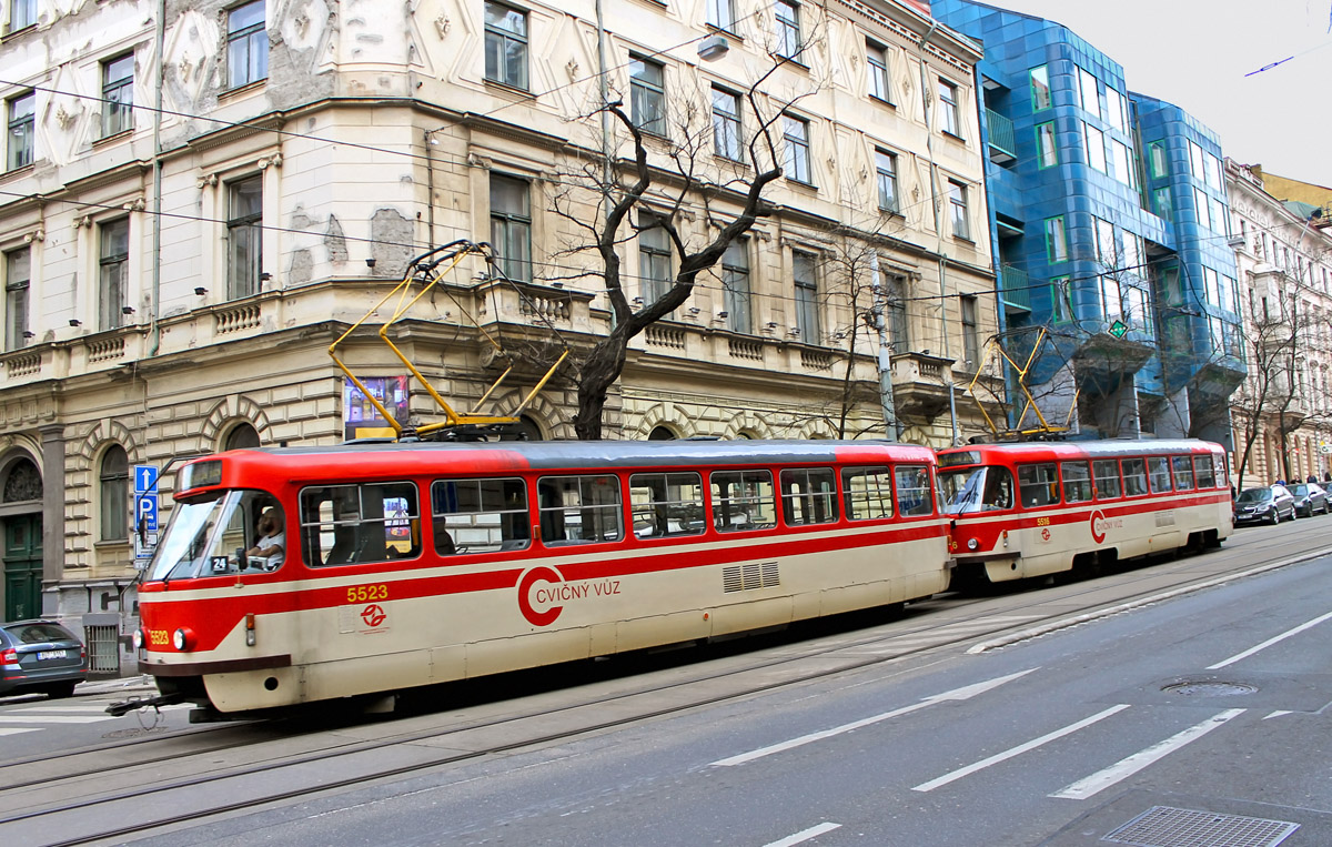 Prága, Tatra T3R.P — 5523