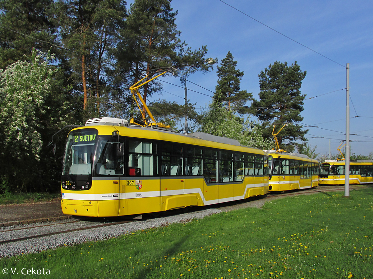 Plzeň, Vario LF+ č. 367; Plzeň, Vario LF+ č. 368