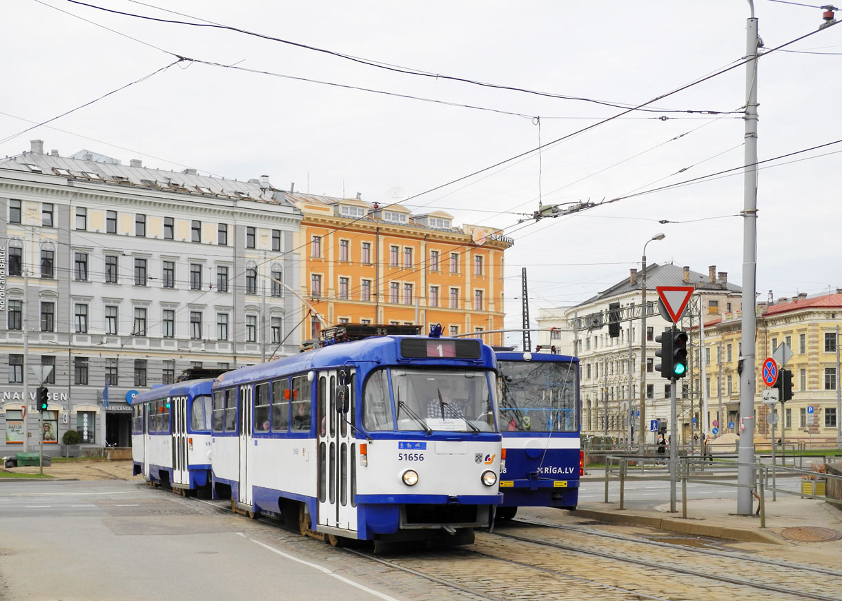 Рига, Tatra T3A № 51656