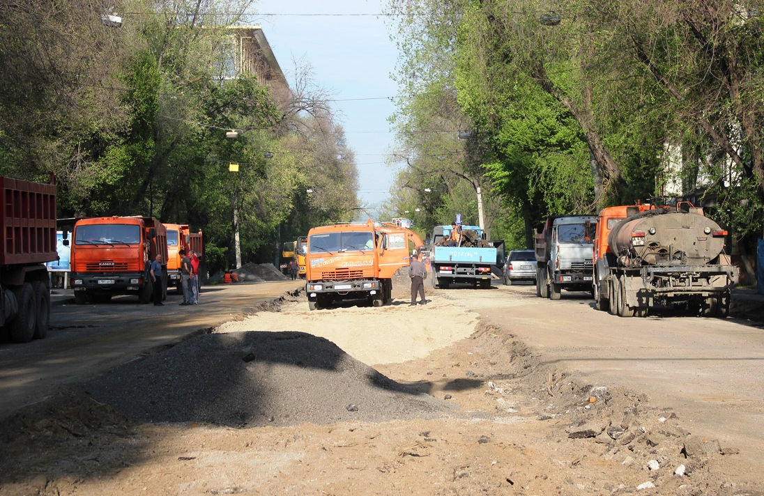 Almati — Liquidated tram lines