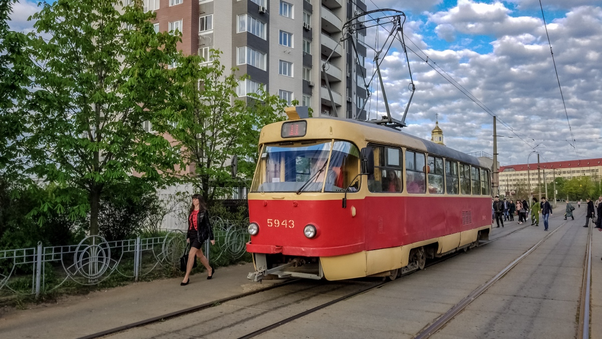 Київ, Tatra T3SU № 5943