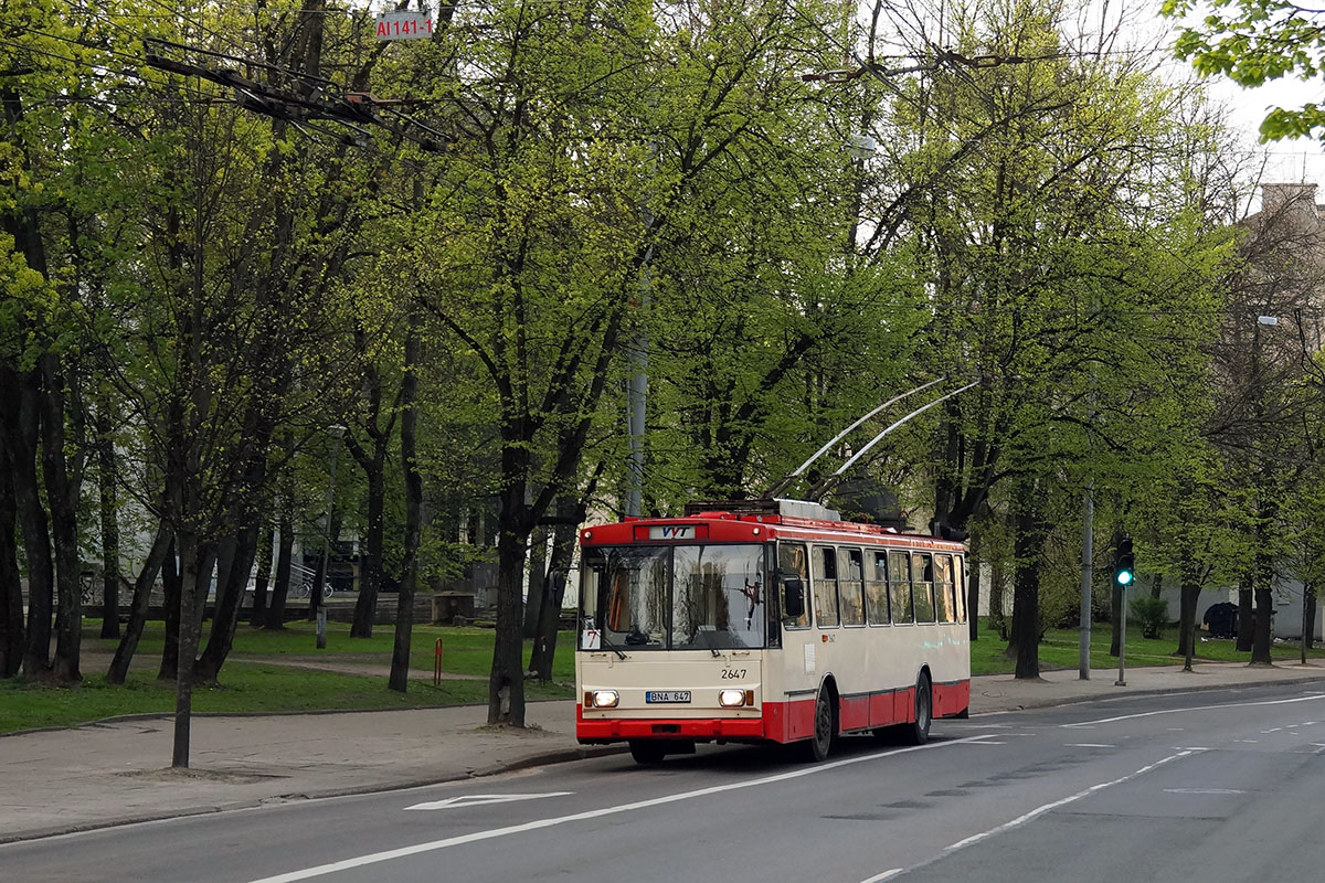 Вильнюс, Škoda 14Tr13/6 № 2647