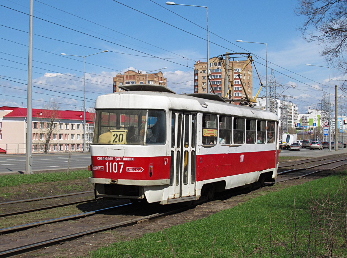 Самара, Tatra T3SU (двухдверная) № 1107