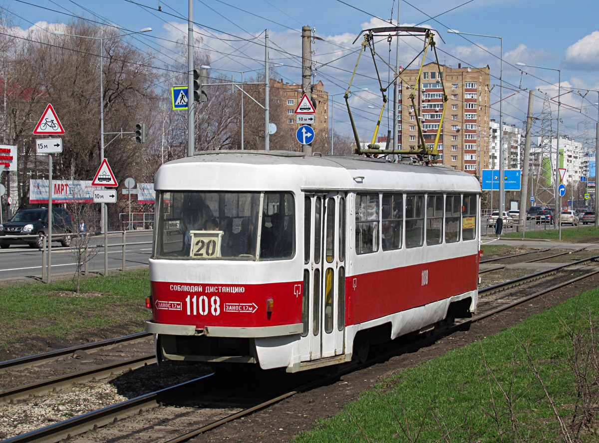 Самара, Tatra T3SU (двухдверная) № 1108
