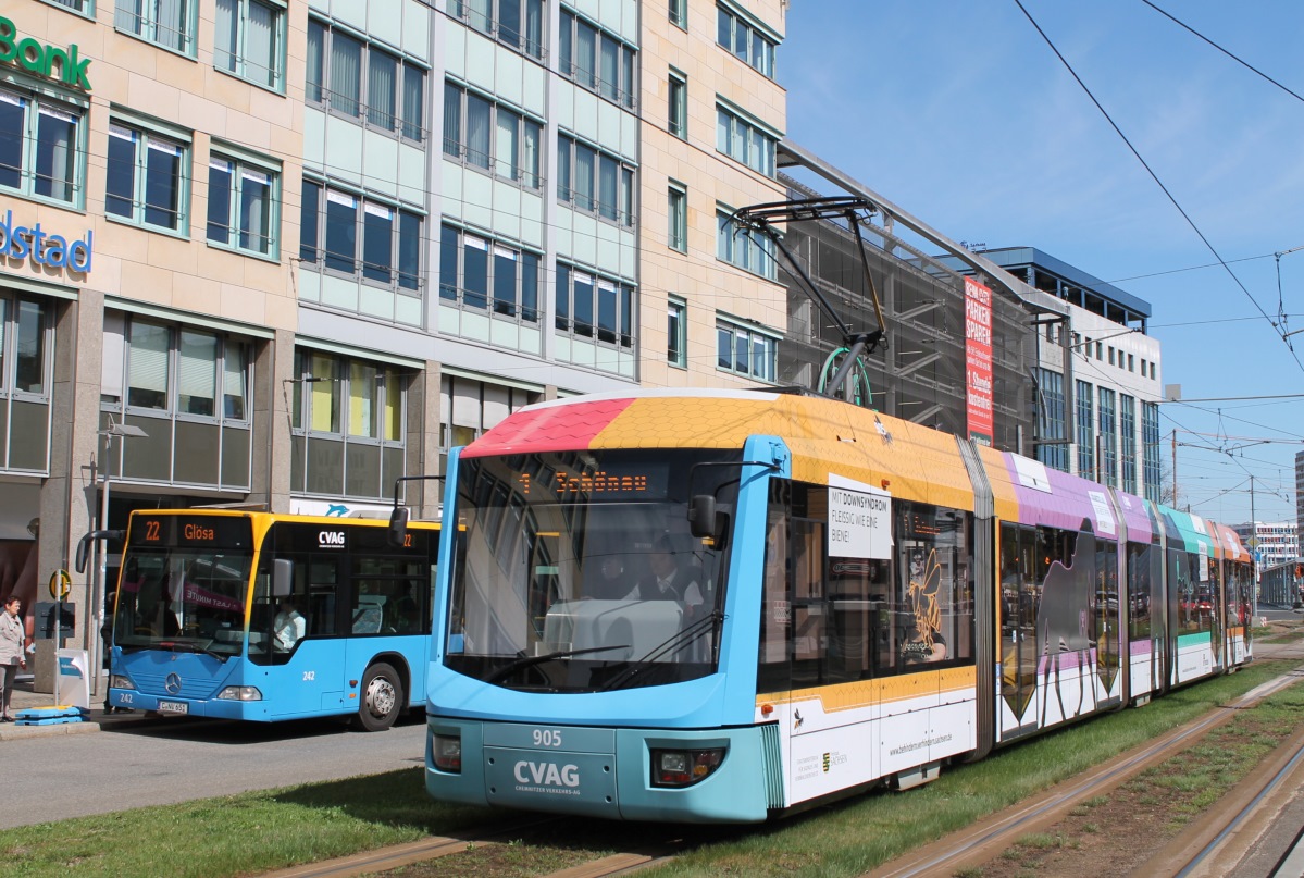 Chemnitz, Bombardier 6NGT-LDZ č. 905 Chemnitz, Bombardier 6NGT-LDZ č. 905