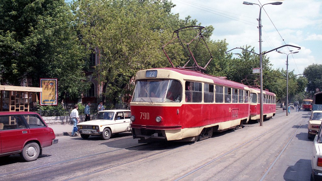 Самара, Tatra T3SU № 790; Самара — Исторические фотографии — Трамвай и Троллейбус (1992-2000)