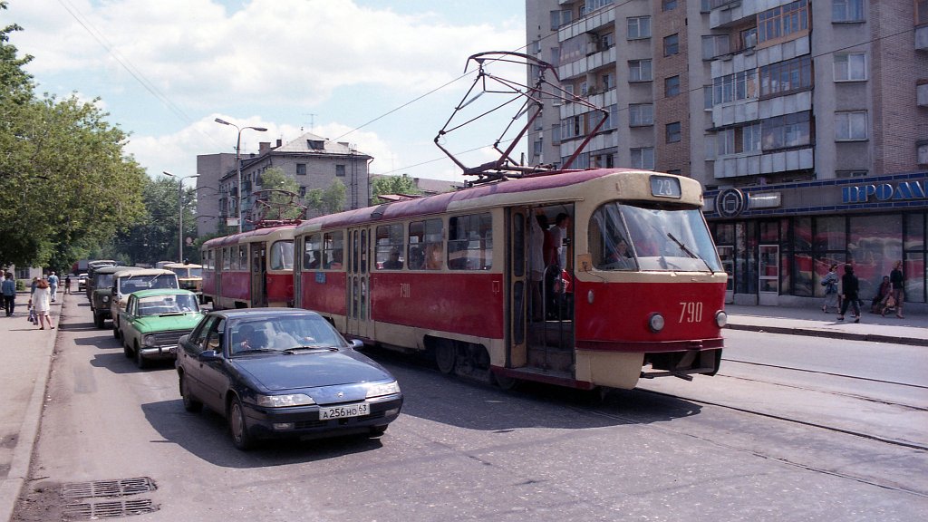 Самара, Tatra T3SU № 790; Самара — Исторические фотографии — Трамвай и Троллейбус (1992-2000)
