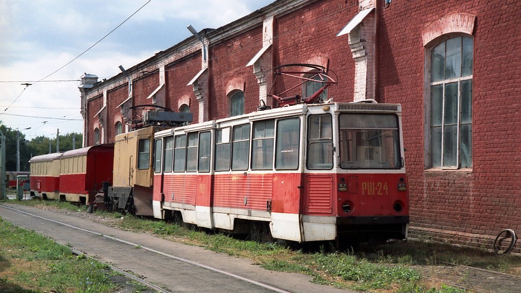Samara, VTK-06 Nr РШ-24; Samara — Gorodskoye tramway depot; Samara — Historical photos — Tramway and Trolleybus (1992-2000)