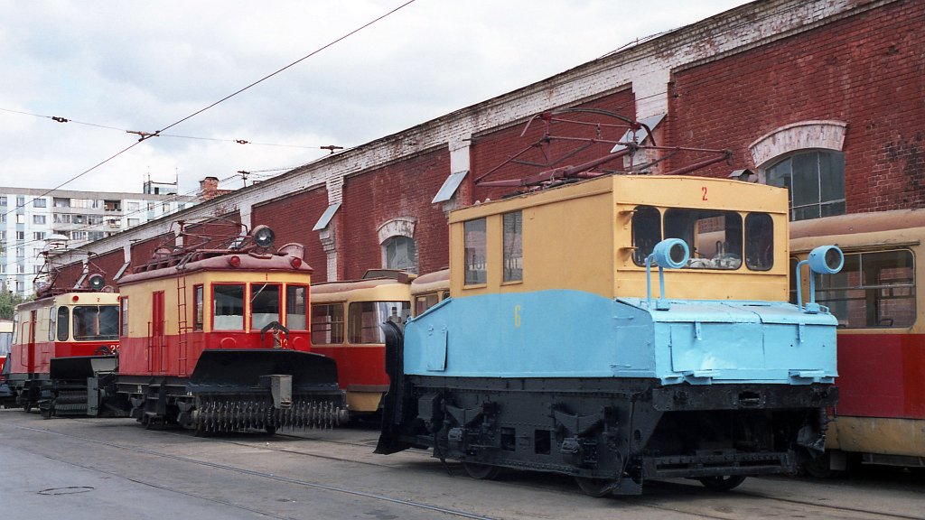 Самара, ГЭТ № СН-06; Самара — Городское трамвайное депо; Самара — Исторические фотографии — Трамвай и Троллейбус (1992-2000)