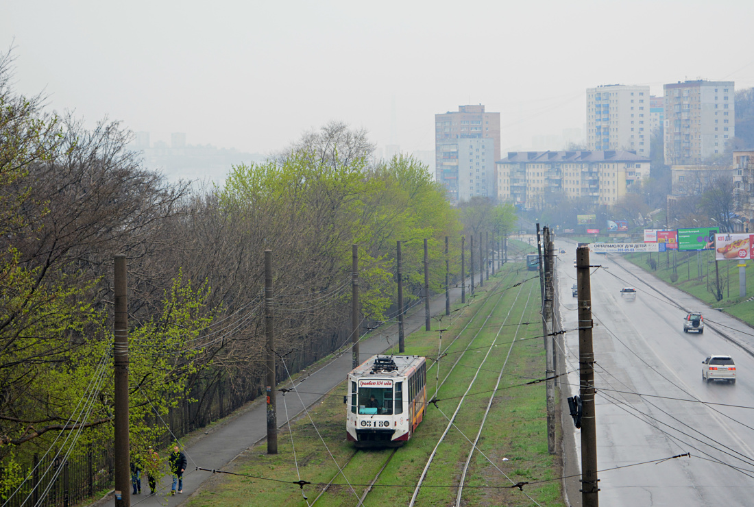 Vladivostok, 71-608K Br. 318; Vladivostok — Theme trams
