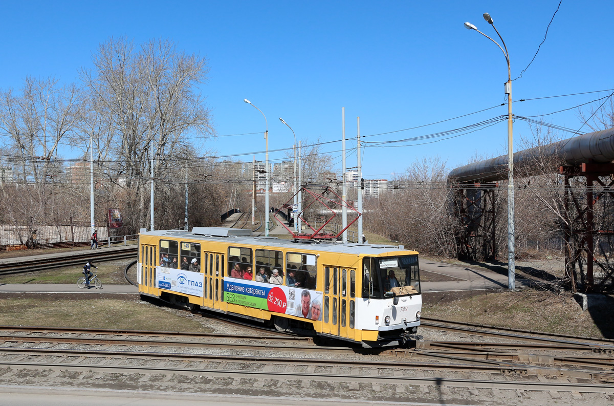 Екатеринбург, Tatra T6B5SU № 749