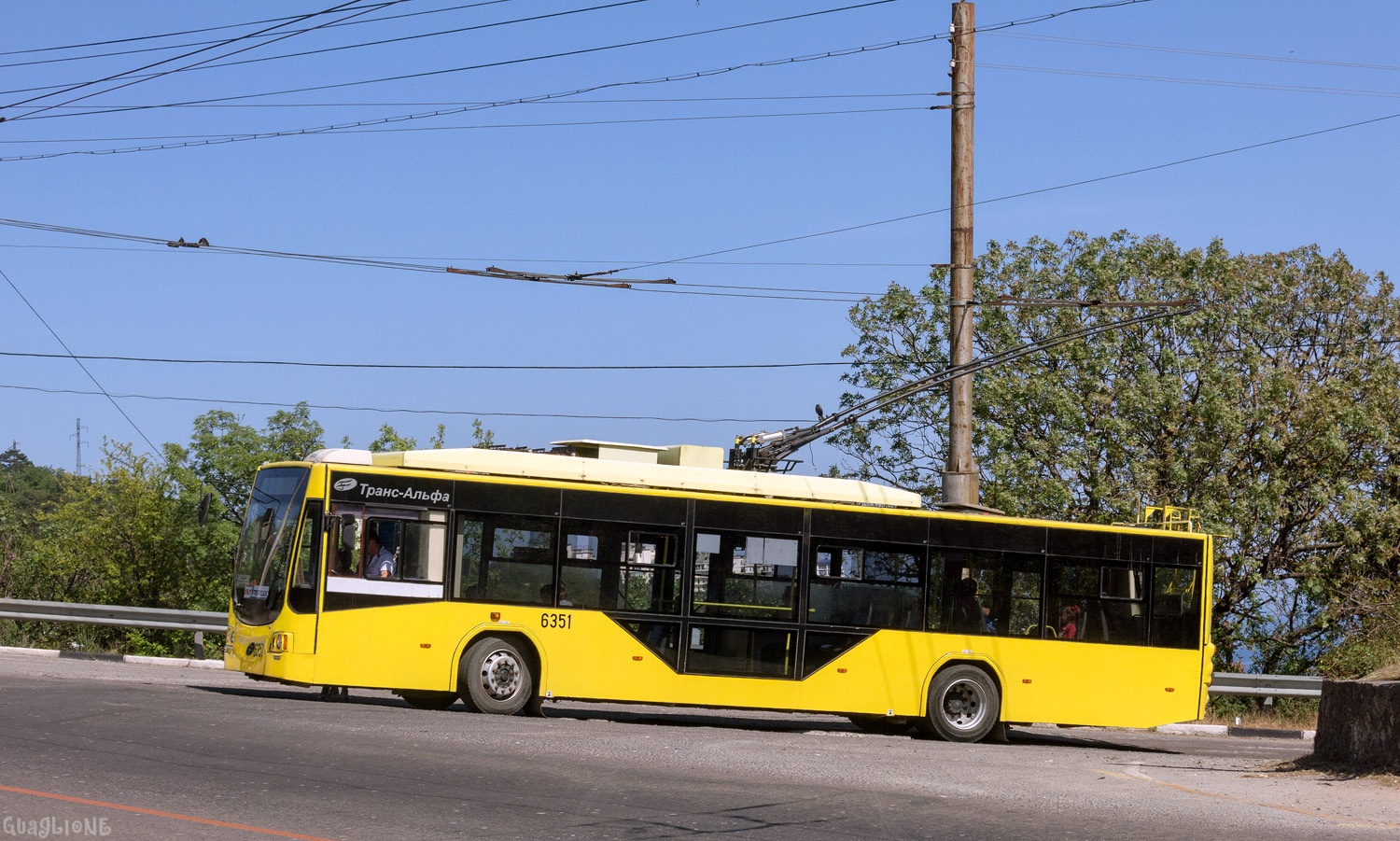 Крымский троллейбус, ВМЗ-5298.01 «Авангард» № 6351