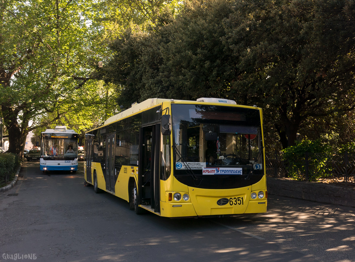 Крымский троллейбус, ВМЗ-5298.01 «Авангард» № 6351