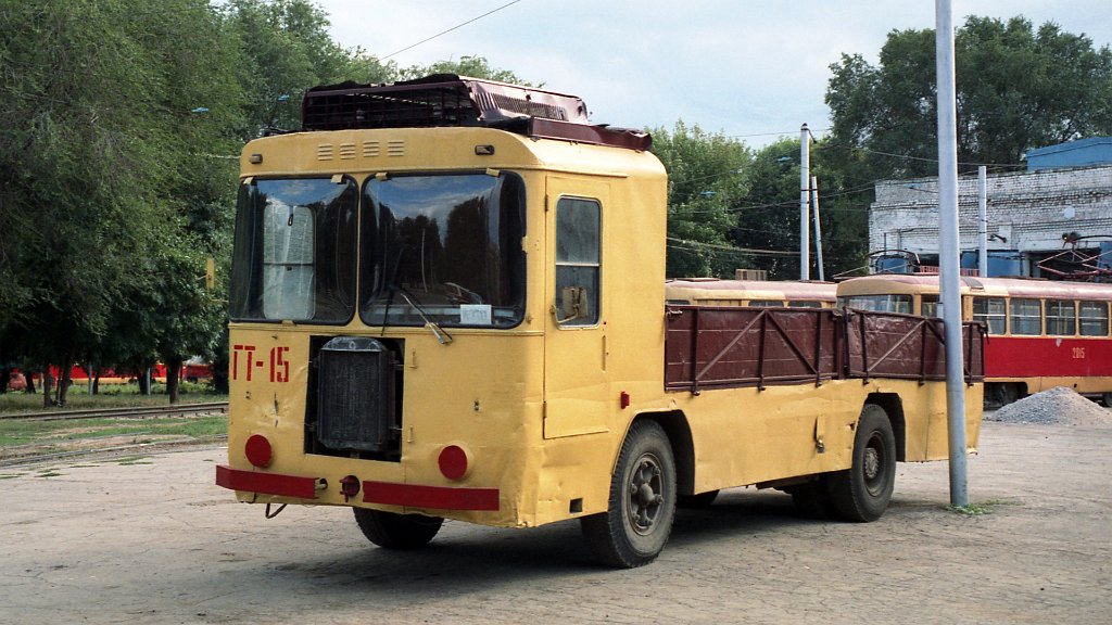 Samara, KTG-2 Br. ГТ-15; Samara — Historical photos — Tramway and Trolleybus (1992-2000); Samara — Kirovskoye tramway depot