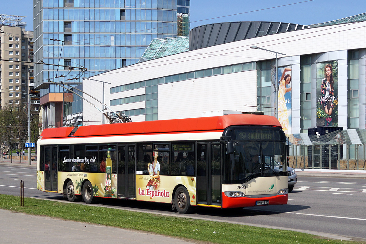 Вильнюс, Solaris Trollino II 15 AC № 2693