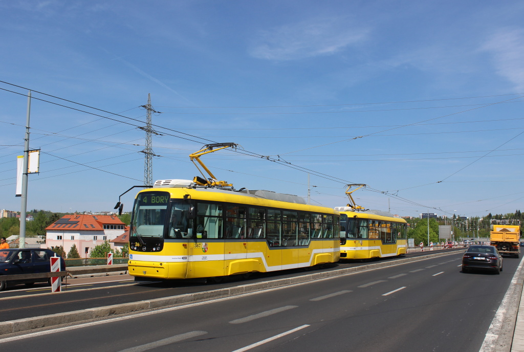 Пльзень, Vario LF+ № 367; Пльзень, Vario LF+ № 368