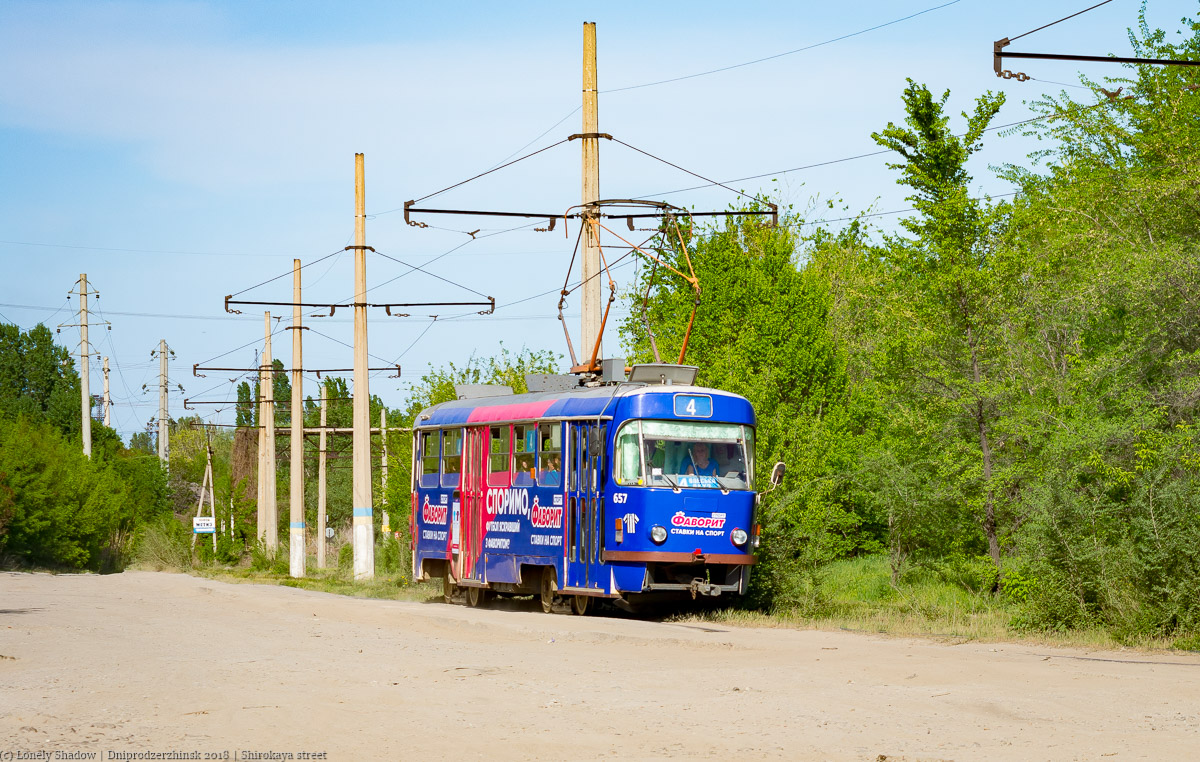 Каменское, Tatra T3SUCS № 657