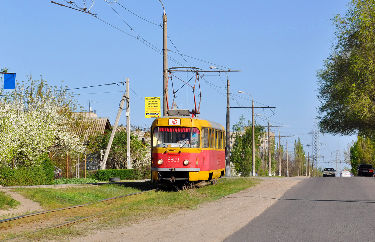 Volgograda, Tatra T3SU № 5809