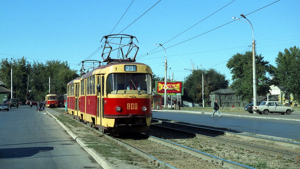 Самара, Tatra T3SU № 800; Самара — Исторические фотографии — Трамвай и Троллейбус (1992-2000)