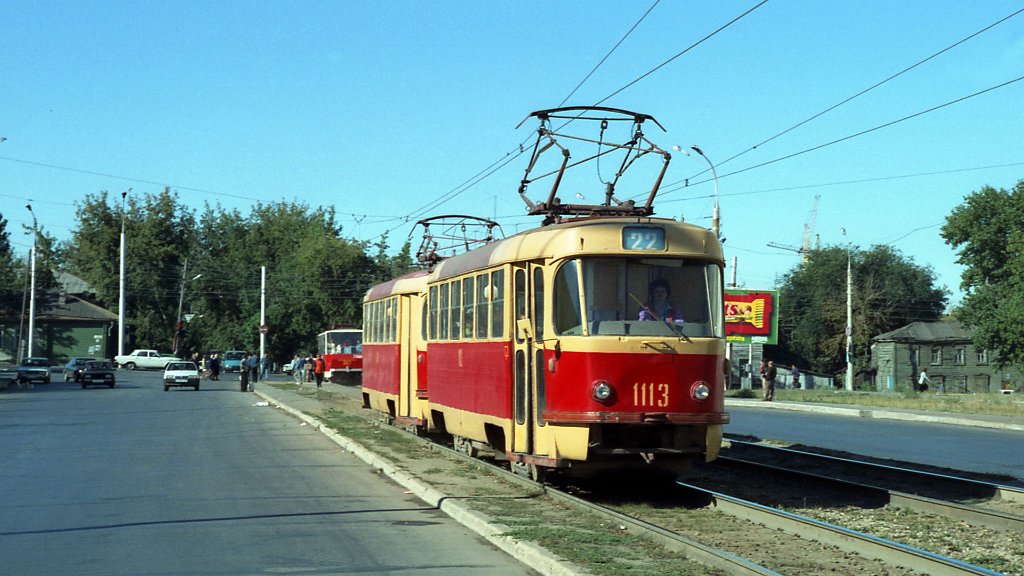 Samara, Tatra T3SU (2-door) Nr 1113; Samara — Historical photos — Tramway and Trolleybus (1992-2000)