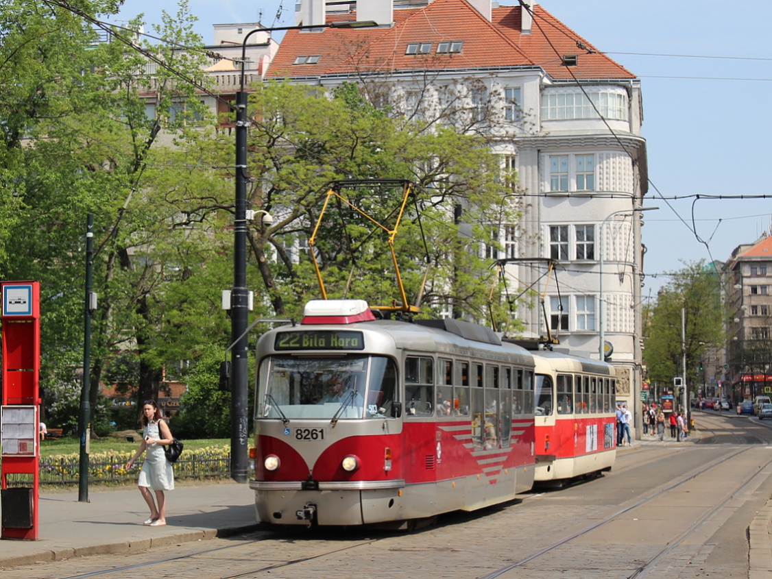 Прага, Tatra T3R.PLF № 8261